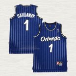 Maglia Anfernee Hardaway NO 1 Orlando Magic Throwback Blu