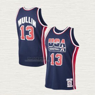 Maglia Chris Mullin NO 13 USA 1992 Blu