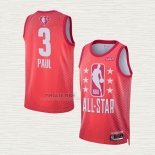 Maglia Chris Paul NO 3 Phoenix Suns All Star 2022 Granate