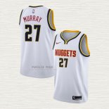 Maglia Jamal Murray NO 27 Denver Nuggets Association Bianco