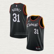 Maglia Jarrett Allen NO 31 Cleveland Cavaliers Citta 2020-21 Nero