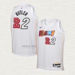 Maglia Jimmy Butler NO 22 Bambino Miami Heat Citta 2022-23 Bianco