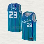 Maglia Kai Jones NO 23 Charlotte Hornets Citta 2021-22 Blu