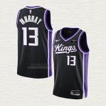 Maglia Keegan Murray NO 13 Sacramento Kings Icon 2023-24 Nero