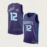 Maglia Kelly Oubre JR. NO 12 Charlotte Hornets Statement 2022-23 Viola