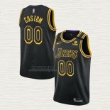 Maglia Los Angeles Lakers Personalizzate Mamba 2021-22 Nero