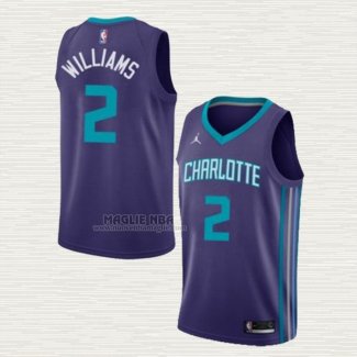 Maglia Marvin Williams NO 2 Charlotte Hornets Statement 2020-21 Viola