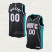 Maglia Memphis Grizzlies Personalizzate Classic Edition Nero