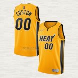 Maglia Miami Heat Personalizzate Earned 2020-21 Or