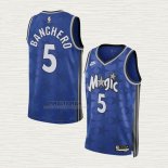 Maglia Paolo Banchero NO 5 Orlando Magic Classic 2023-24 Blu