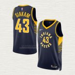 Maglia Pascal Siakam NO 43 Indiana Pacers Icon Blu