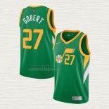 Maglia Rudy Gobert NO 27 Utah Jazz Earned 2020-21 Verde