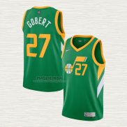 Maglia Rudy Gobert NO 27 Utah Jazz Earned 2020-21 Verde