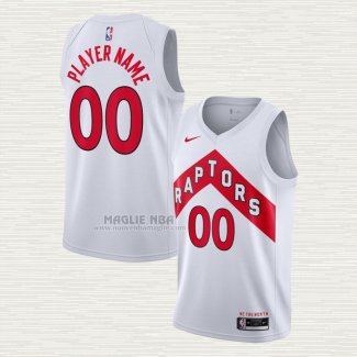 Maglia Toronto Raptors Personalizzate Association 2020-21 Bianco