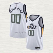 Maglia Utah Jazz Personalizzate Association Bianco