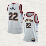 Maglia Zeke Nnaji NO 22 Denver Nuggets Citta 2022-23 Bianco