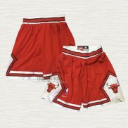 Pantaloncini Chicago Bulls Just Don Rosso 2