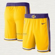 Pantaloncini Los Angeles Lakers Icon 2020-21 Giallo