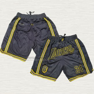 Pantaloncini Los Angeles Lakers Mamba Nero2