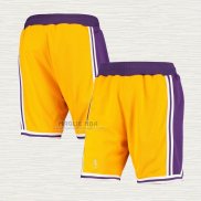 Pantaloncini Los Angeles Lakers Mitchell & Ness Giallo