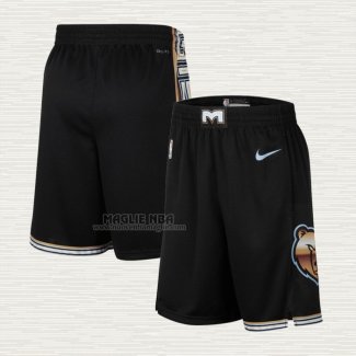 Pantaloncini Memphis Grizzlies Citta 2022-23 Nero