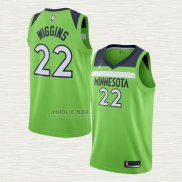 Maglia Andrew Wiggins NO 22 Minnesota Timberwolves Statement 2020-21 Verde