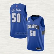 Maglia Cole Anthony NO 50 Orlando Magic Statement Edition Blu