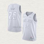 Maglia Derrick Rose NO 25 Detroit Pistons MVP Bianco