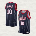 Maglia Eric Gordon NO 10 Houston Rockets Citta 2022-23 Nero