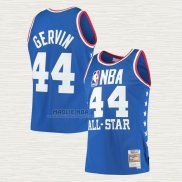 Maglia George Gervin NO 44 All Star 1985 Blu