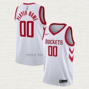 Maglia Houston Rockets Personalizzate Association Bianco