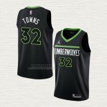 Maglia Karl-Anthony Towns NO 32 Minnesota Timberwolves Statement 2022-23 Nero