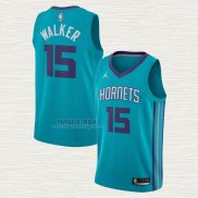 Maglia Kemba Walker NO 15 Charlotte Hornets Icon Verde