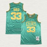 Maglia Larry Bird NO 33 Boston Celtics Mitchell Ness 1985-86 Verde