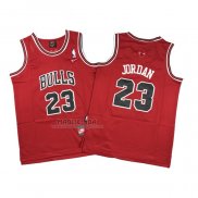 Maglia Michael Jordan NO 23 Bambino Chicago Bulls Rosso