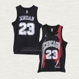 Maglia Michael Jordan NO 23 Chicago Bulls Fashion Royalty Nero