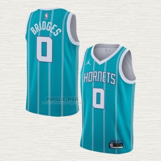 Maglia Miles Bridges NO 0 Charlotte Hornets Icon 2020-21 Verde