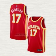 Maglia Onyeka Okongwu NO 17 Atlanta Hawks Icon 2020-21 Rosso