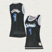 Maglia Penny Hardaway NO 1 Donna Orlando Magic Icon 2017-18 Nero