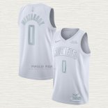 Maglia Russell Westbrook NO 0 Houston Rockets MVP Bianco