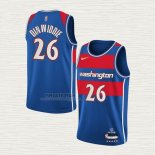 Maglia Spencer Dinwiddie NO 26 Washington Wizards Citta 2021-22 Blu