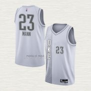 Maglia Tre Mann NO 23 Oklahoma City Thunder Citta 2021-22 Bianco