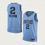 Maglia Xavier Tillman NO 2 Memphis Grizzlies Statement 2022-23 Blu