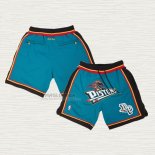 Pantaloncini Detroit Pistons Just Don 2019 Verde