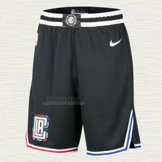 Pantaloncini Los Angeles Clippers Citta 2022-23 Nero