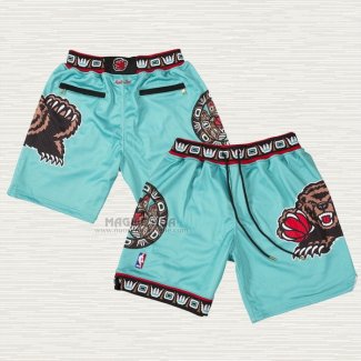 Pantaloncini Memphis Grizzlies Just Don Verde