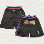 Pantaloncini Miami Heat Citta Just Don 2022 Nero