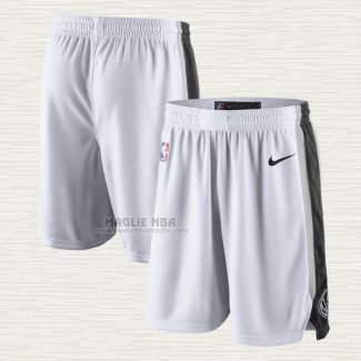 Pantaloncini San Antonio Spurs 2017-18 Bianco