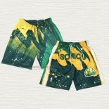 Pantaloncini Seattle Supersonics Just Don Giallo Verde