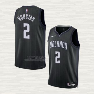 Maglia Caleb Houstan NO 2 Orlando Magic Citta 2022-23 Nero